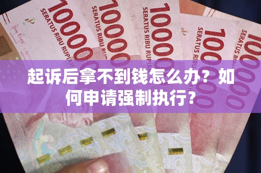 北京起诉后拿不到钱怎么办？如何申请强制执行？