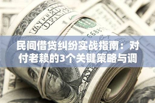北京民间借贷纠纷实战指南：对付老赖的3个关键策略与调解盲区解析