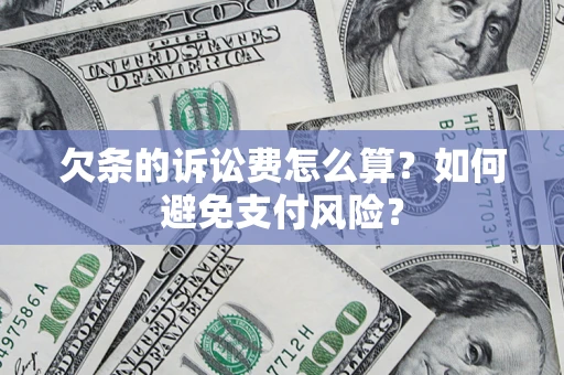 北京欠条的诉讼费怎么算？如何避免支付风险？