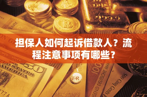 北京担保人如何起诉借款人？流程注意事项有哪些？